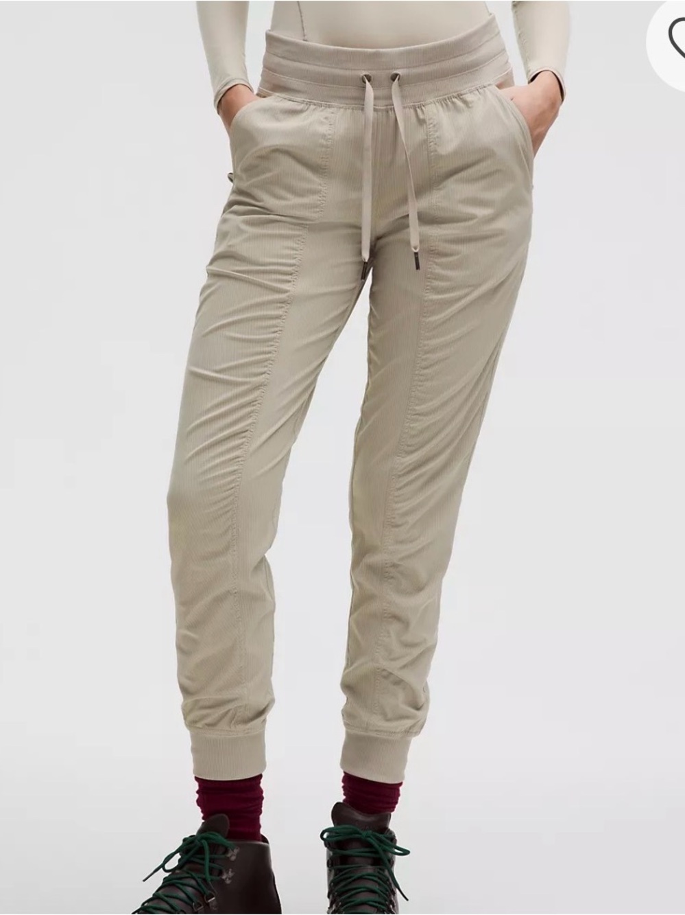 Lulu lemon athletica  Dance studio mid rise jogger. Size 8. Cropped length.